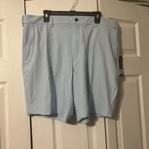 Walter Hagen Performance 11 Size 40 Wrinkle Resistant Soft Blue Golf Short $70!